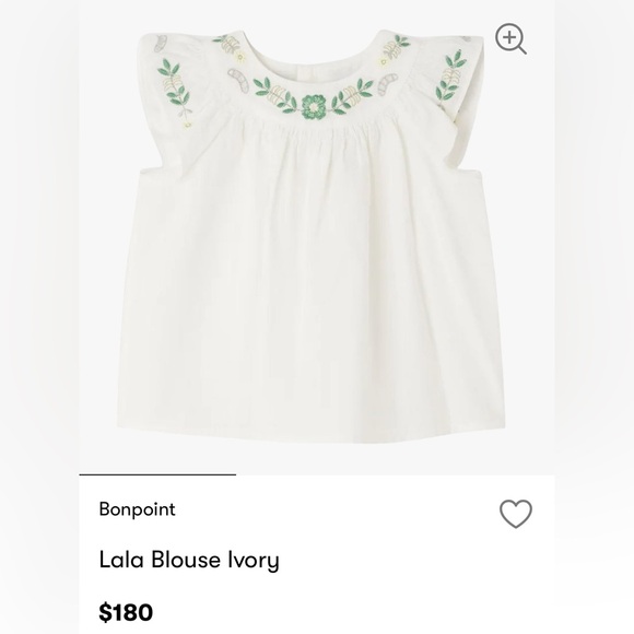 Bonpoint Lala floral-embroidered blouse 3a - Picture 5 of 5